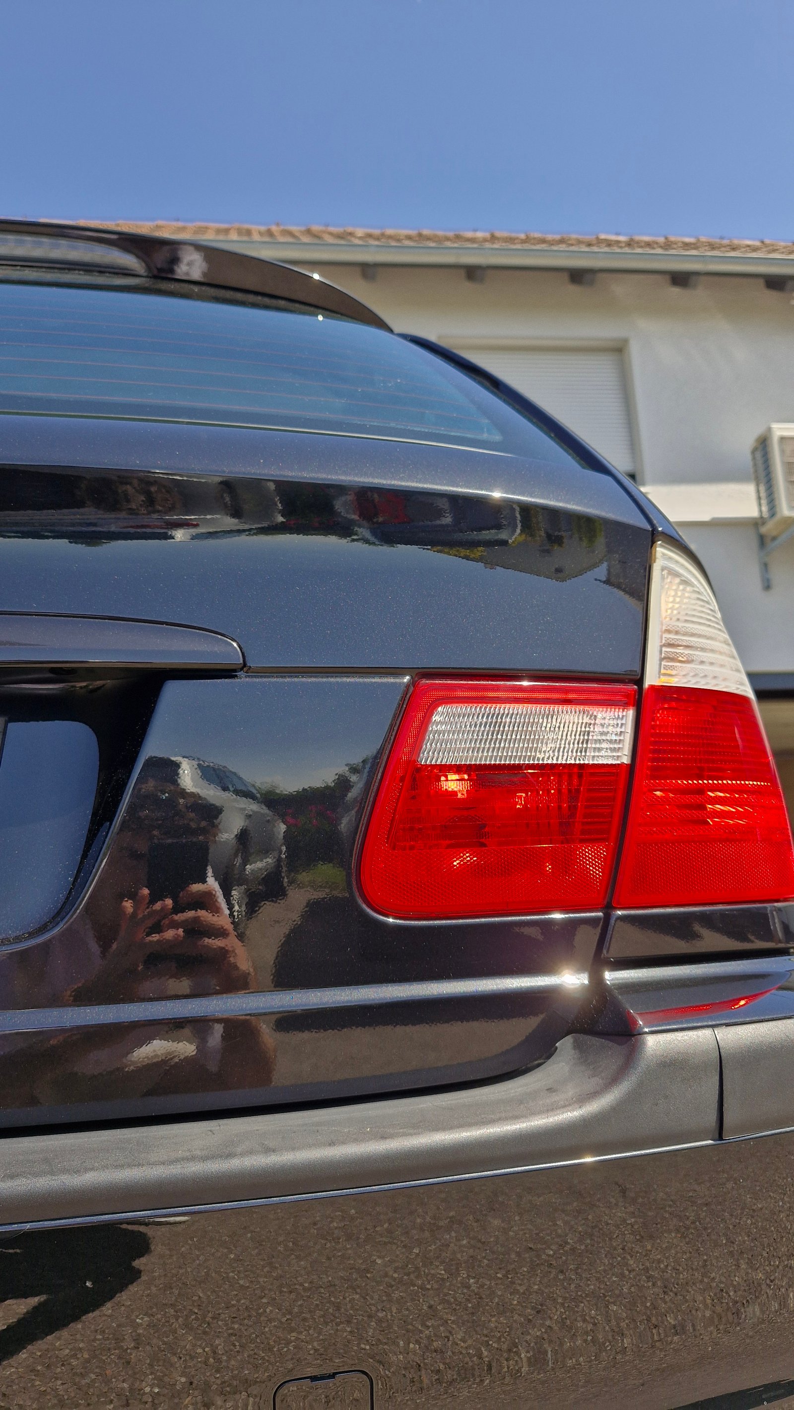 BMW Heck mit Rücklicht